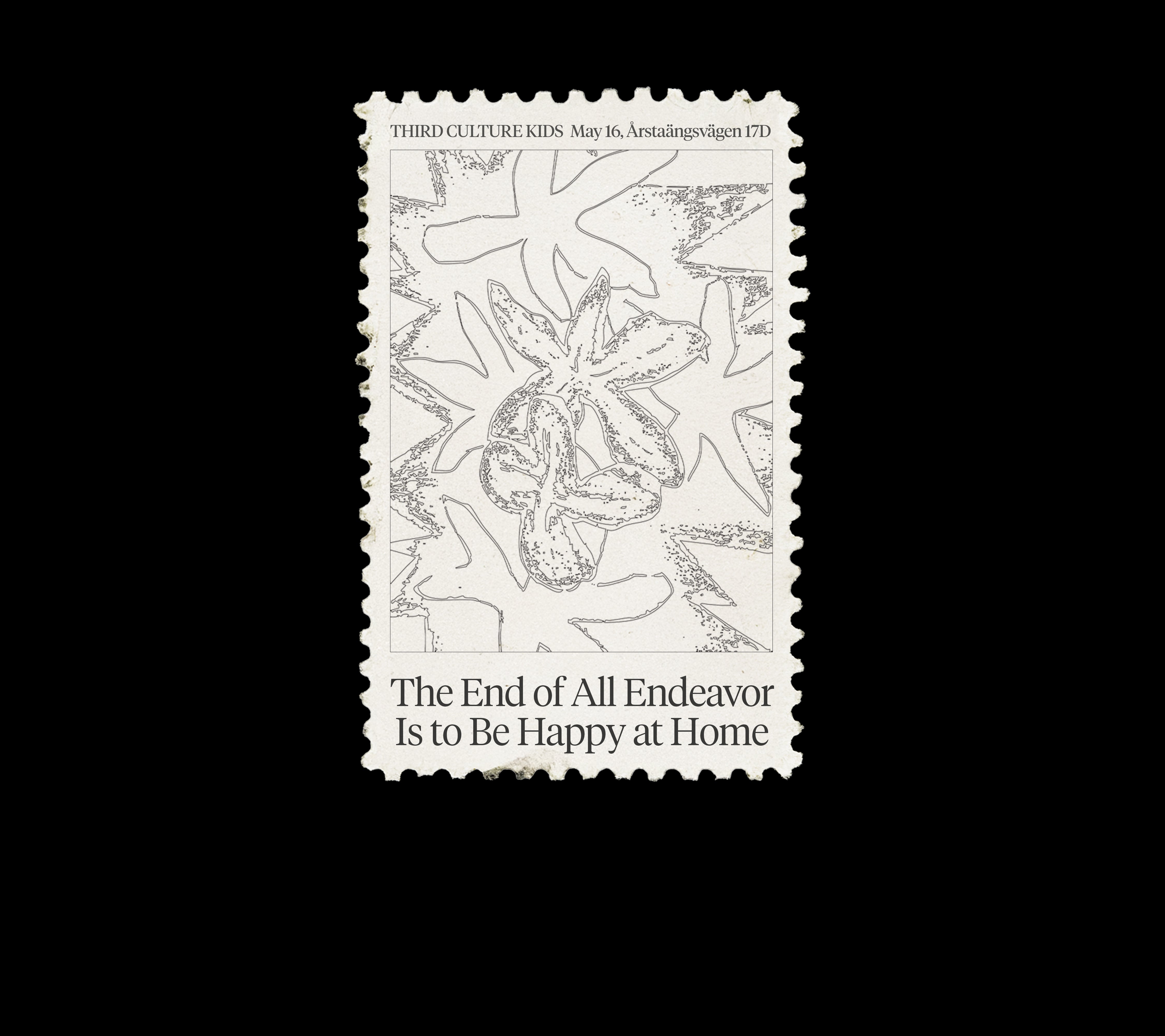 Exhibition Opening - The End of All Endeavor Is To Be Happy at Home